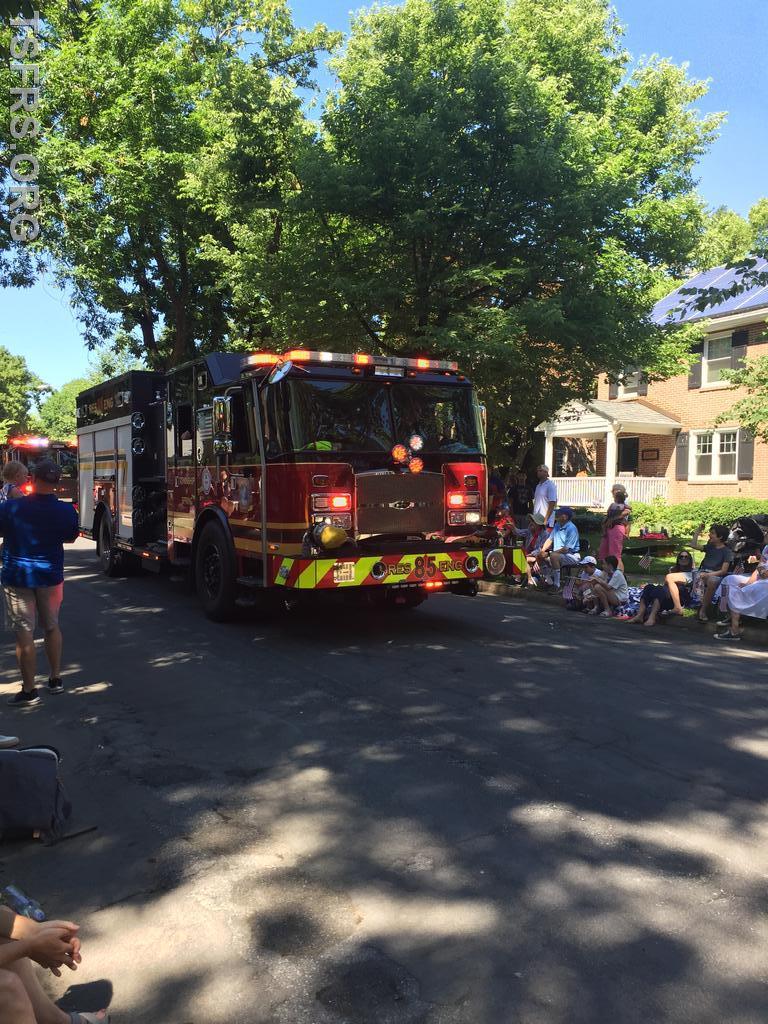 Wyomissing 4th of July Parade Township of Spring Fire Rescue Services