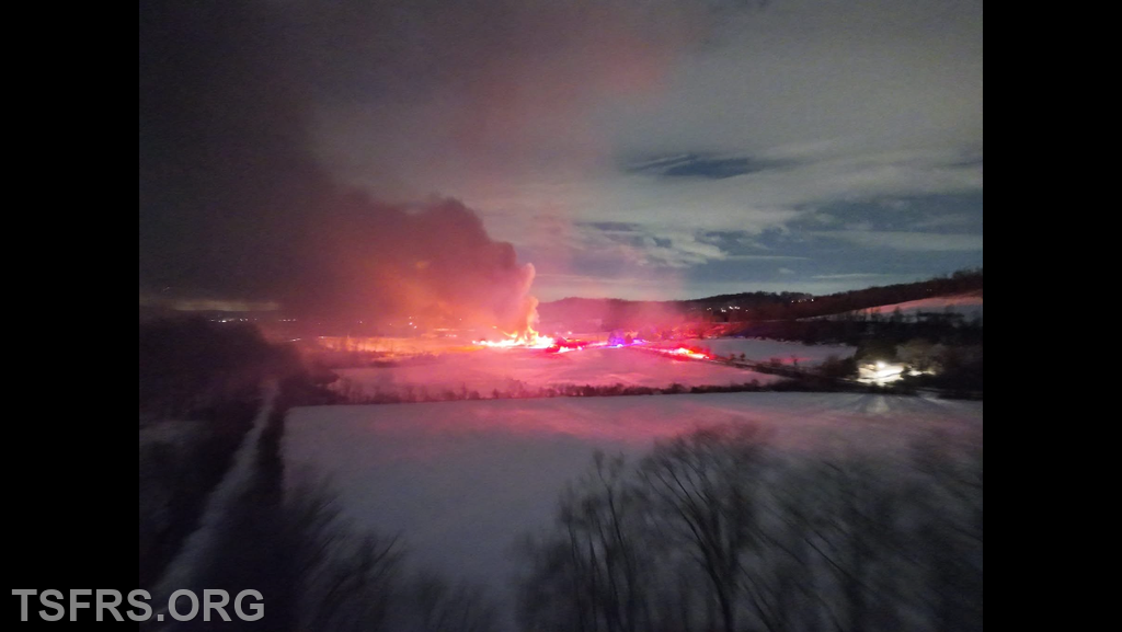 Assist to WBFD on a Barn Fire - Township of Spring Fire Rescue Services