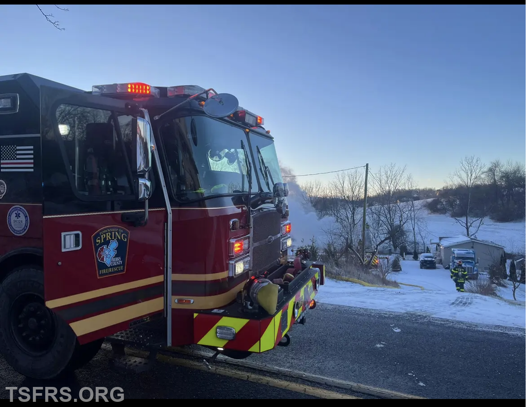 Structure Fire on Gelsinger Road - Township of Spring Fire Rescue Services