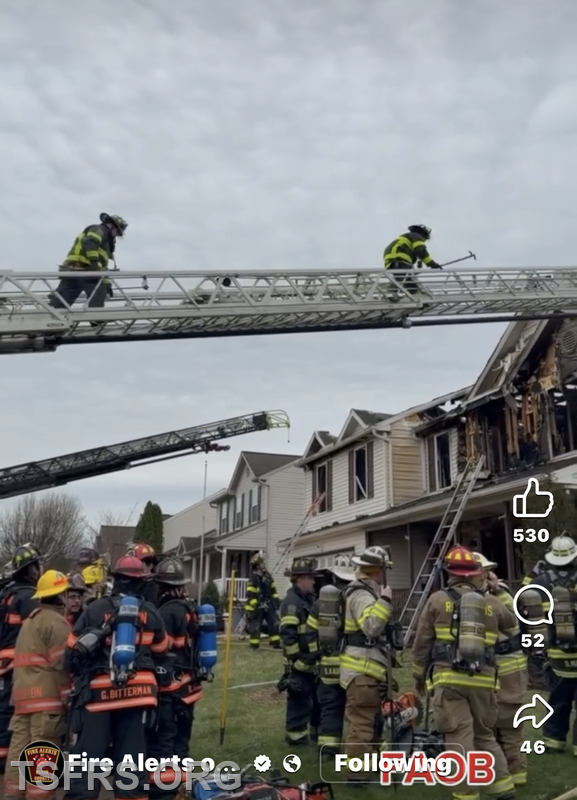 2nd Alarm in Wernersville - Township of Spring Fire Rescue Services